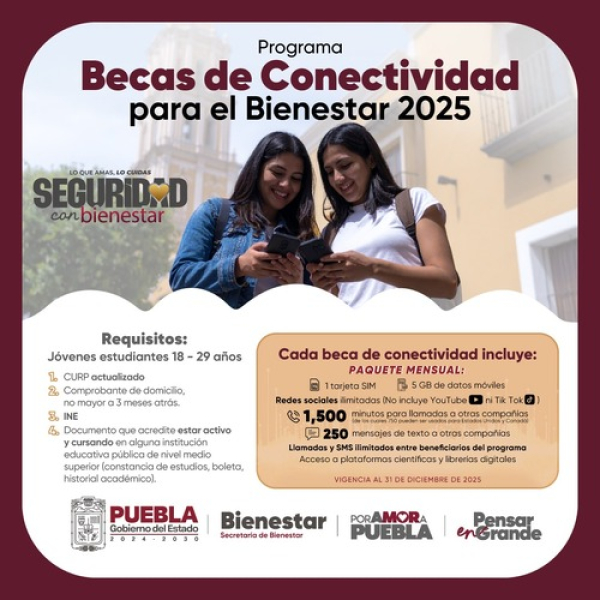 Inicia registro para Becas de Conectividad