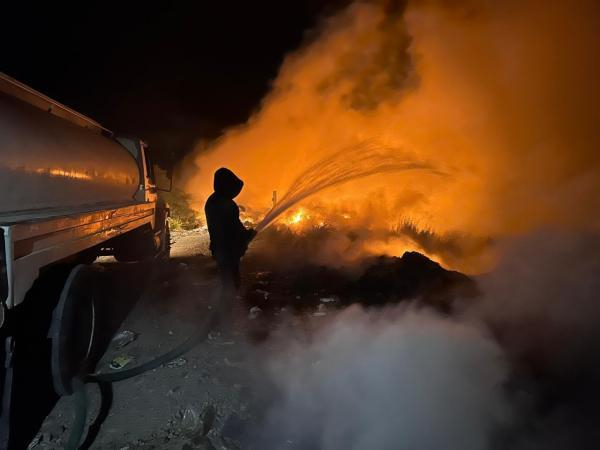 Se incendia basurero municipal de Acatlán de Osorio