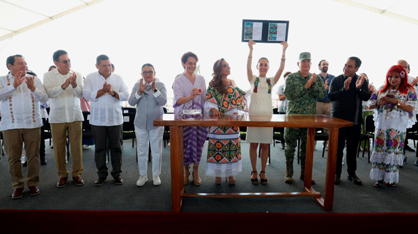 CSP Celebra primer aniversario del Tren Maya e inaugura tramos 6 y 7