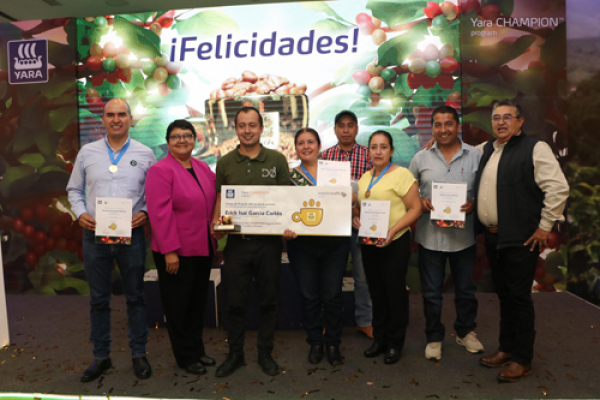 El café poblano destaca en &quot;Yara Champion Program&quot;