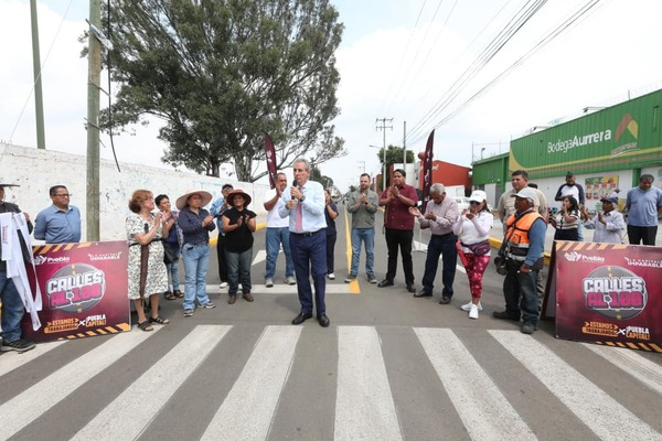 Tren de Pavimentación llega a colonia Vicente Guerrero