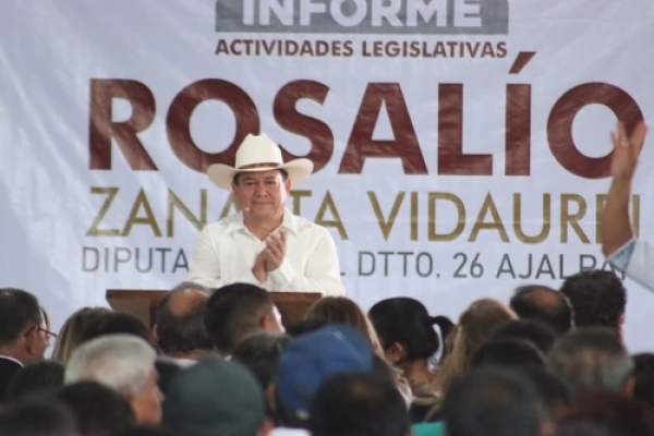 Rosalío Zanatta rinde 2do Informe de Actividades