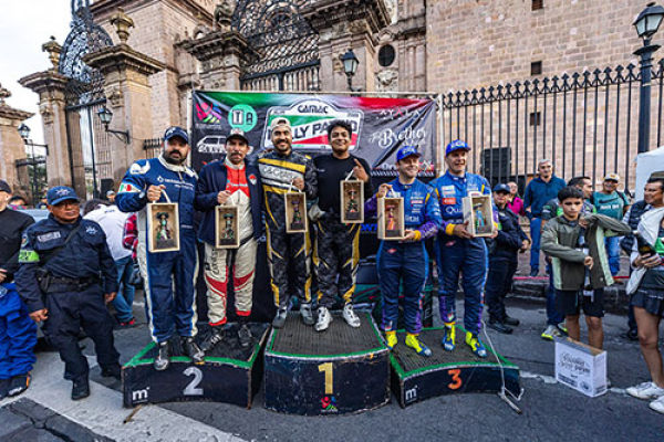 Char García y Lalo Solís conquistan edición 47 del rally patrio en Morelia