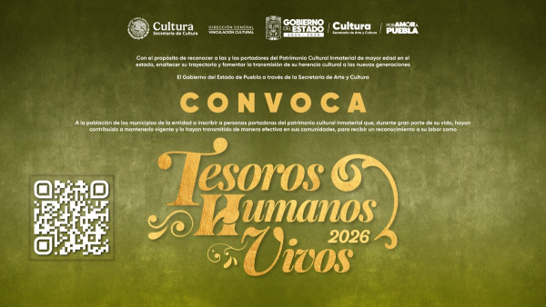 Lanzan convocatoria “Tesoros Humanos Vivos” 2026