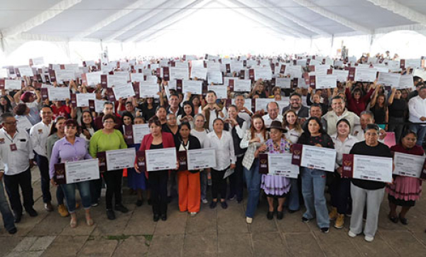 Gobierno de Puebla impulsa proyectos de obra comunitaria