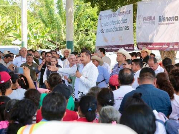Puebla apoya al campo afectado por las lluvias