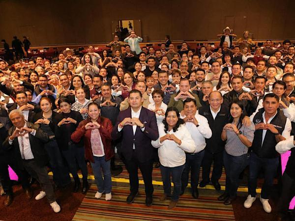 Bienestar para todas las regiones de Puebla: Armenta