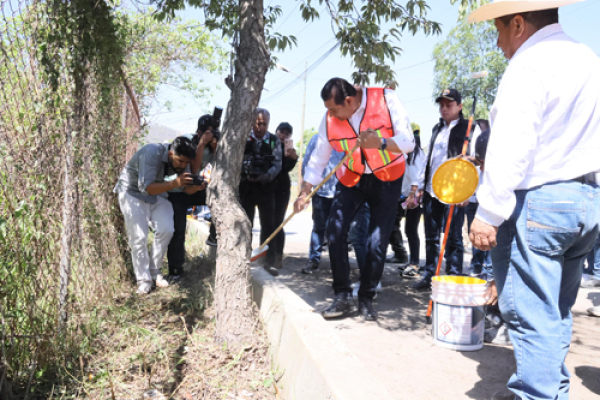 Llegó la Faena Comunitaria en Flor del Bosque, Amozoc