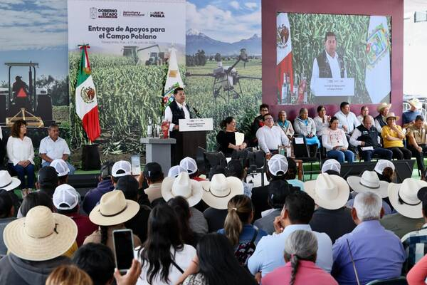 Puebla apoya al campo de Tlanepantla: Armenta