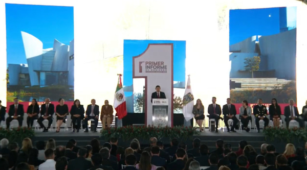 Seis ejes, Primer Informe de Gobierno, Alejandro Armenta Mier