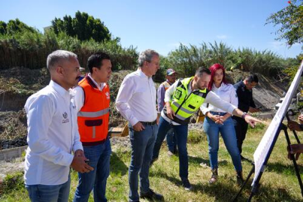 Supervisa Pepe Chedraui barrancas y ríos de la capital