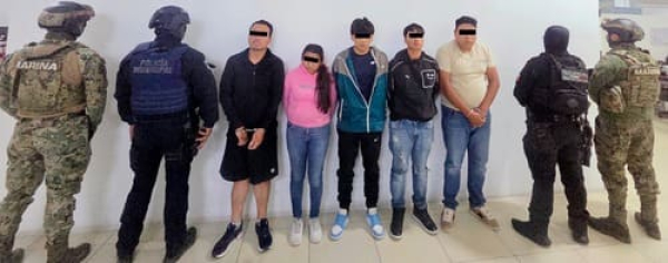 Detienen a seis personas por fraudes y extorsión