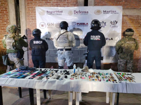 SSP y Federación realizan operativo en penal de Puebla