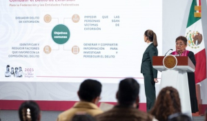 Sheinbaum envía iniciativa de ley contra extorsión