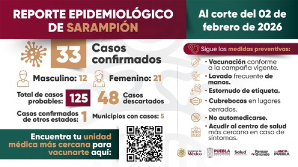 Refuerzan prevenci&oacute;n contra sarampi&oacute;n en escuelas