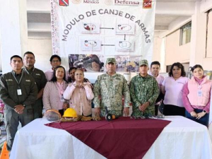 Realizan Jornada de Canje de Armas en Ahuazotepec