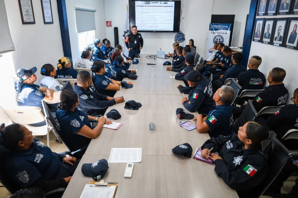 Policía Auxiliar fortalece bienestar emocional