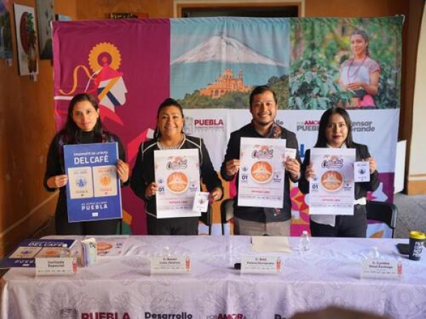 &iexcl;Todo listo para el "Coffee Fest" en Cholula!