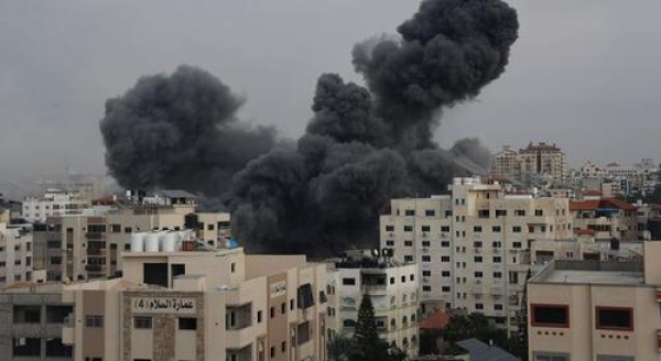 Bombardeo en Ciudad de Rafah 