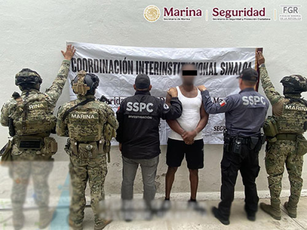 Marina y autoridades federales detienen a Janero N.