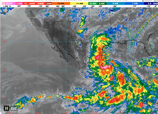 Se estiman lluvias torrenciales y puntuales extraordinarias en el noreste y oriente del país.