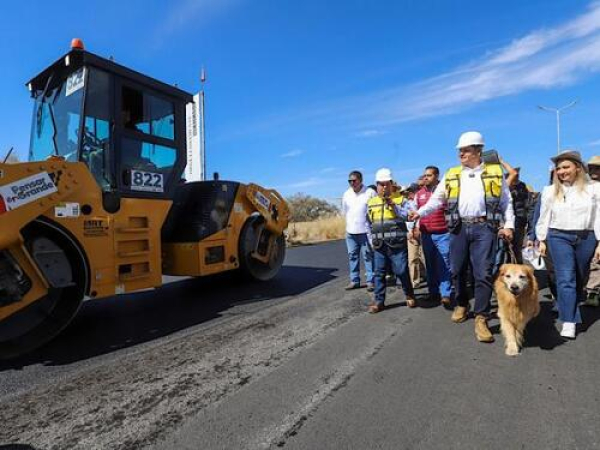 Rehabilitan tramo del bulevar Valsequillo