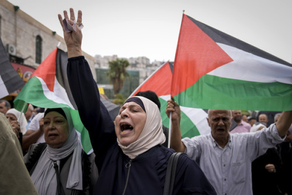 Manifestaciones a favor de Gaza
