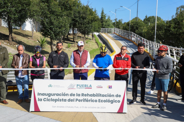 Se rehabilitó la ciclopista del Periférico Ecológico