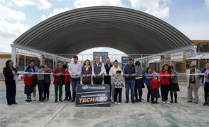 Queda inaugurado el techo de la primaria No. 16 Julián Hinojosa