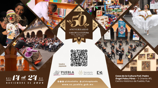 Casa de Cultura te invita a celebrar su 50 aniversario