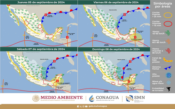 Saque su abrigo y paraguas; se prevé frío y lluvias