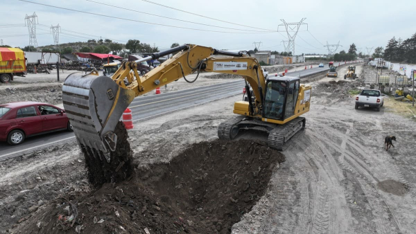 Avanzan obras en carretera San Hipólito-Xalapa