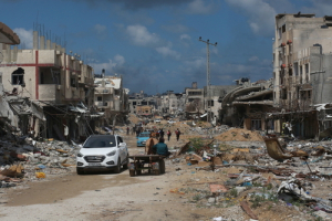 Desplazados en Gaza