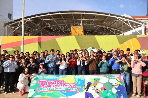 Impulsan "Tequios y Murales Mundialistas"