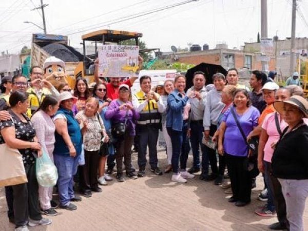 Avanza pavimentación de la 16 de Septiembre