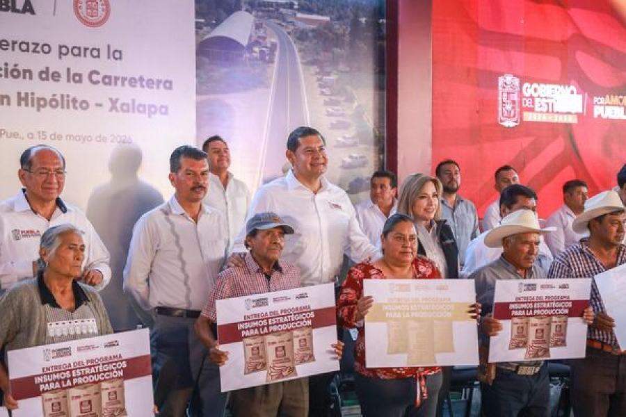 Acatzingo recibe apoyo para el campo