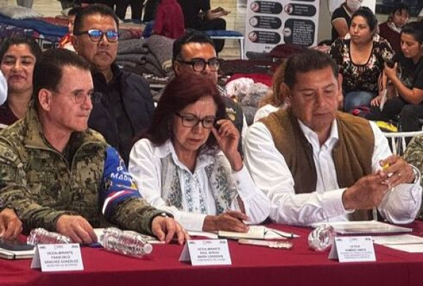 Diputados del Congreso de Puebla se solidarizan con damnificados