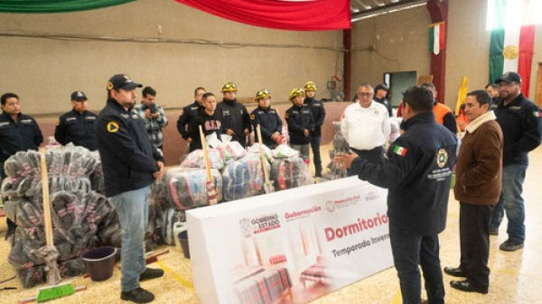 PC Estatal entrega insumos del programa "Dormitorio Seguro"
