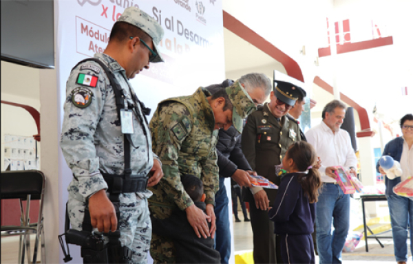 Llega el programa &quot;Sí al desarme, sí a la paz&quot; a Xonacatepec