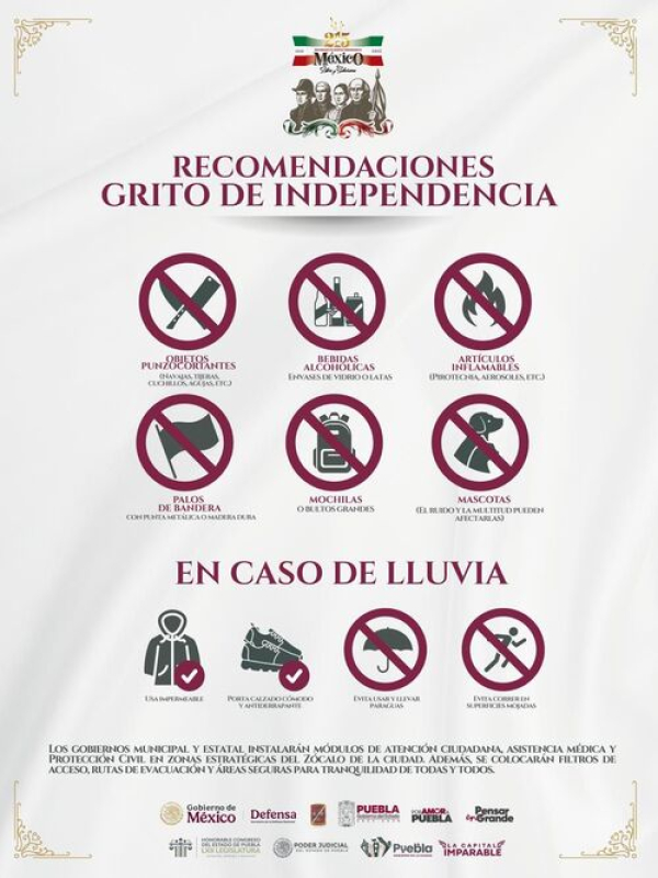 ¿Irás al Grito? Revisa estas sugerencias