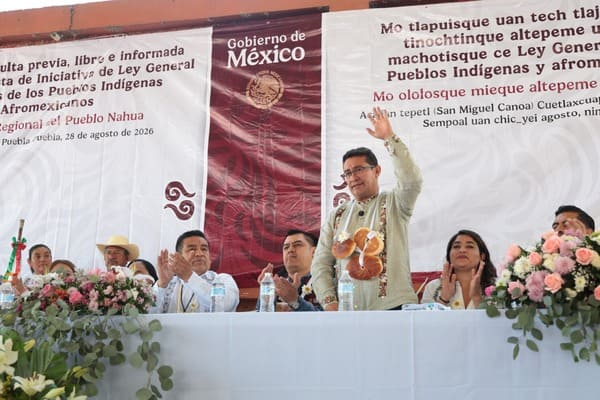 Pável Gaspar acompaña consulta indígena en Canoa