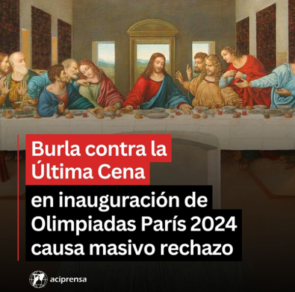 Católicos responden a la burla de la Última Cena