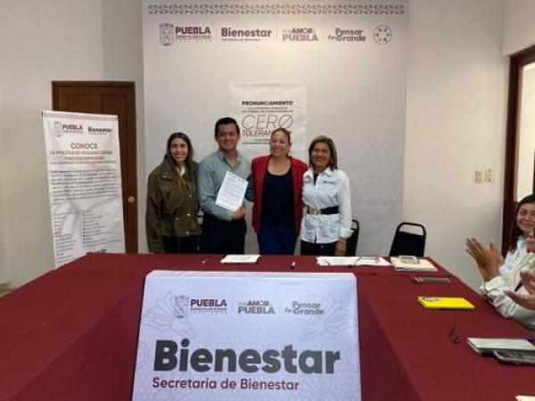 En Puebla, cero tolerancia a violencia contra mujeres