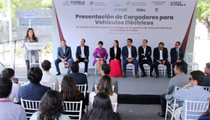 Se suman 21 nuevos cargadores para vehículos eléctricos en Puebla