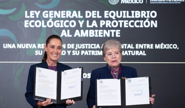 Sheinbaum firma iniciativa de justicia ambiental