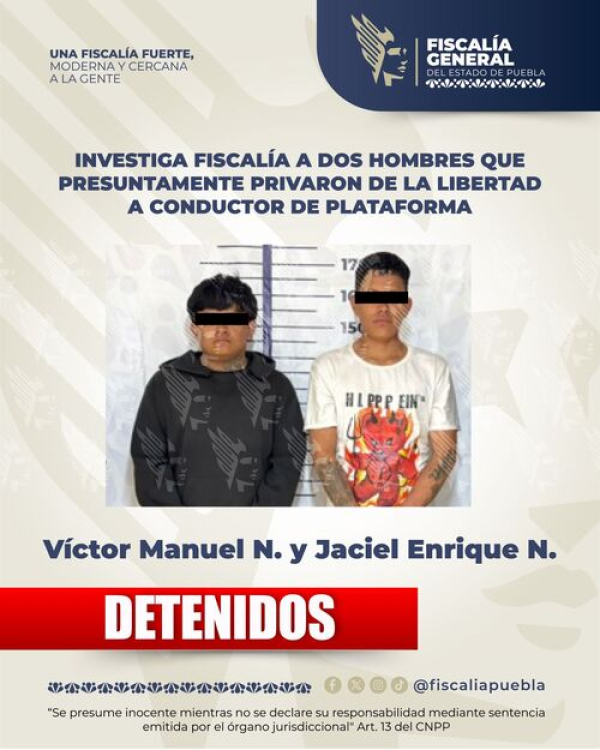 Detienen a presuntos secuestradores en Puebla
