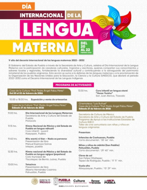 Puebla celebra el D&iacute;a de la Lengua Materna