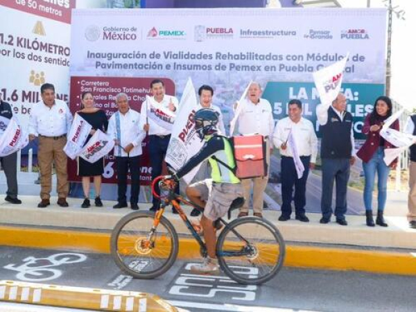 Gobierno de Puebla inaugura vialidades rehabilitadas