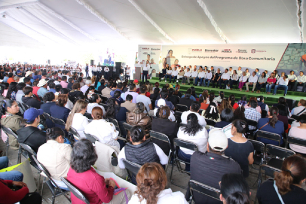 Se entregó obra comunitaria más de 7 mdp en Tepeaca
