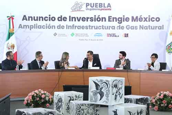 El gobierno de Puebla anuncia la inversión con Engie México